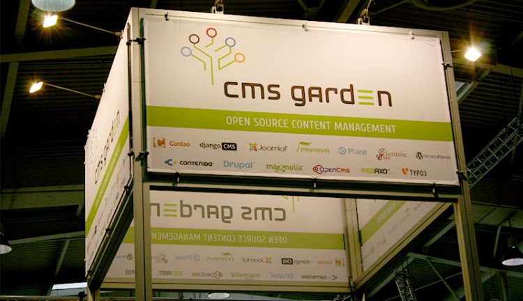 CMS Garden der CeBIT 2013